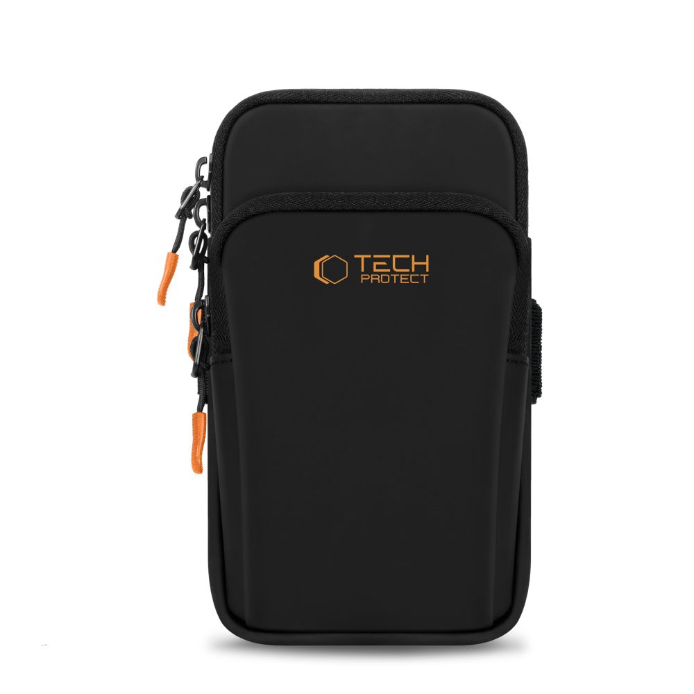 Tech-Protect Tech-Protect Universalt Sportarmband Svart / Orange - Teknikhallen.se