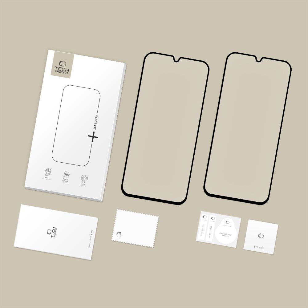 Tech-Protect Tech-Protect Galaxy A26/A17/A16 2-PACK Skärmskydd GlassFit+ - Teknikhallen.se
