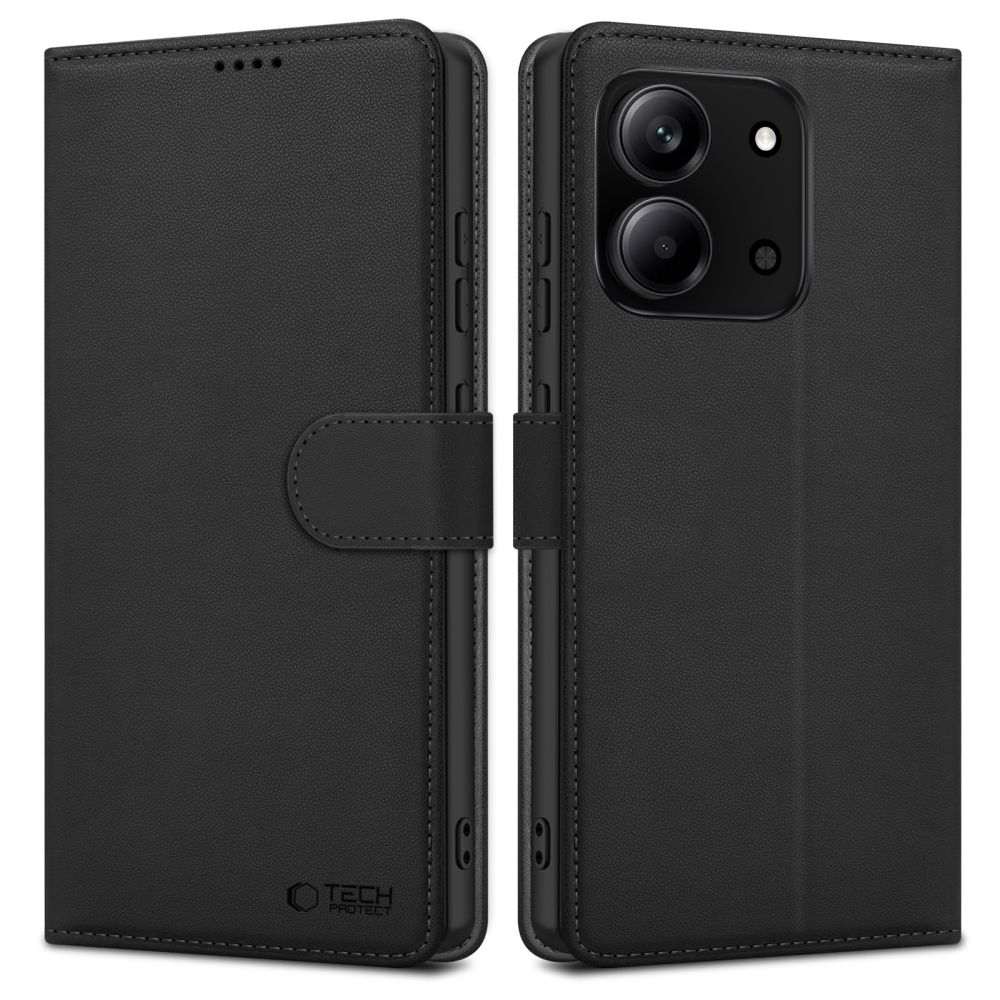 Tech-Protect Tech-Protect Xiaomi Redmi 15C 4G Fodral Läder Svart - Teknikhallen.se