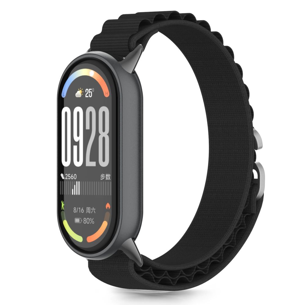 Tech-Protect Tech-Protect Xiaomi Smart Band 10 / 9 / 8 Armband Nylon Pro Svart - Teknikhallen.se