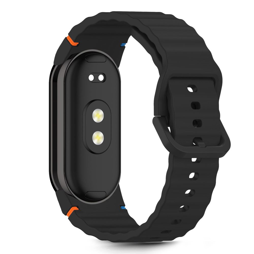 Tech-Protect Tech-Protect Xiaomi Smart Band 10 / 9 / 8 Armband Silikon Sport Svart - Teknikhallen.se