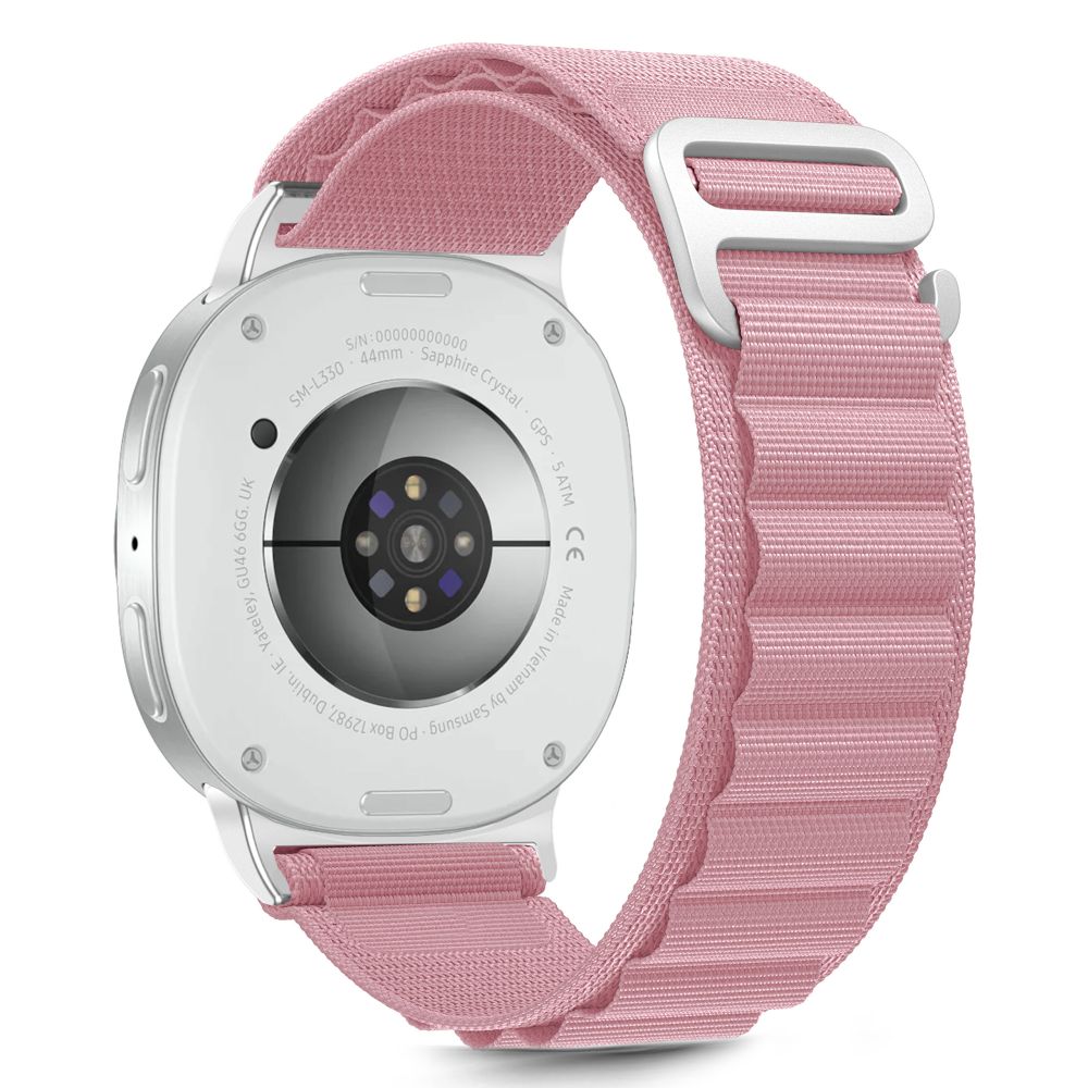 Tech-Protect Tech-Protect Galaxy Watch 8 40/44/46 mm Armband Nylon Pro Rosa - Teknikhallen.se