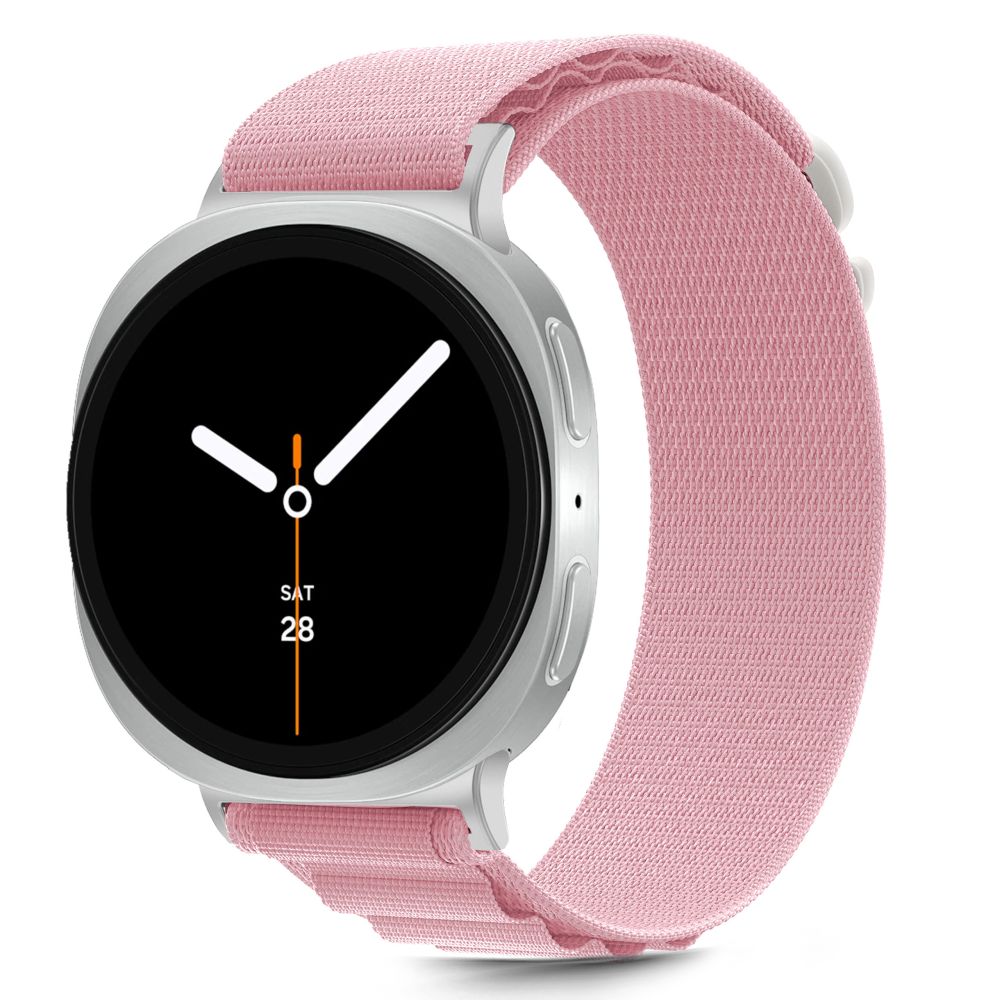 Tech-Protect Tech-Protect Galaxy Watch 8 40/44/46 mm Armband Nylon Pro Rosa - Teknikhallen.se