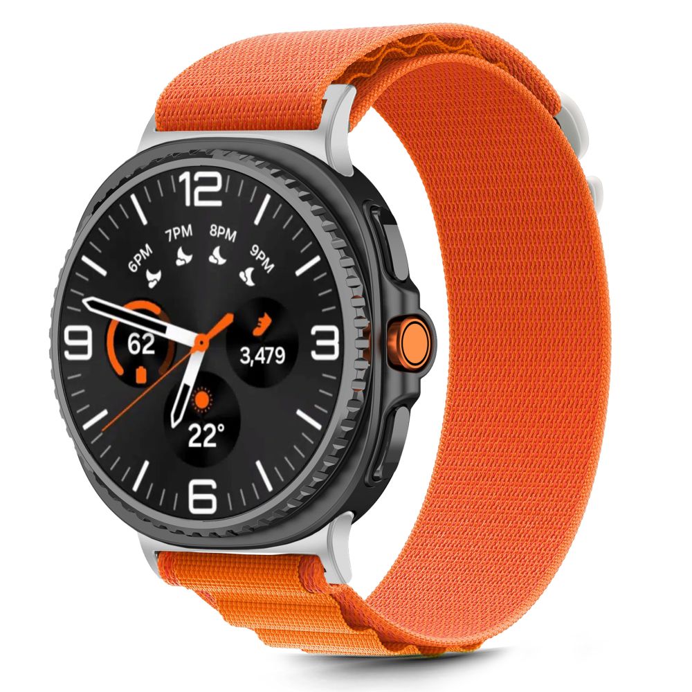 Tech-Protect Tech-Protect Galaxy Watch 8 40/44/46 mm Armband Nylon Pro Orange - Teknikhallen.se