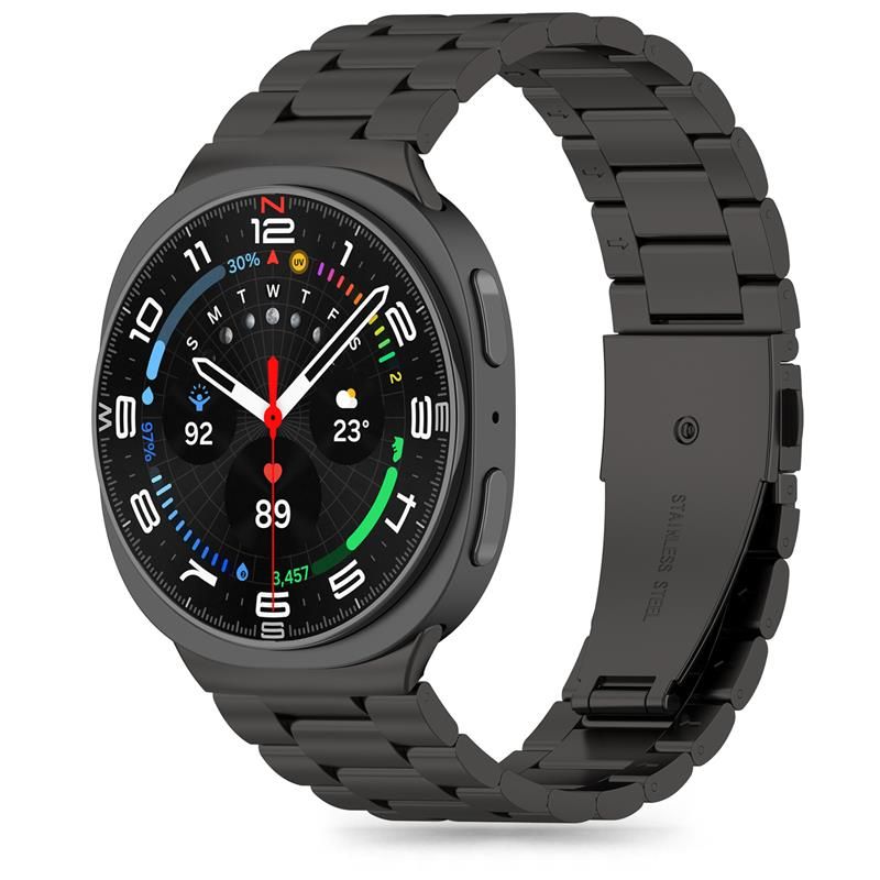 Tech-Protect Tech-Protect Galaxy Watch 8 40/44/46 mm Armband Stainless Svart - Teknikhallen.se