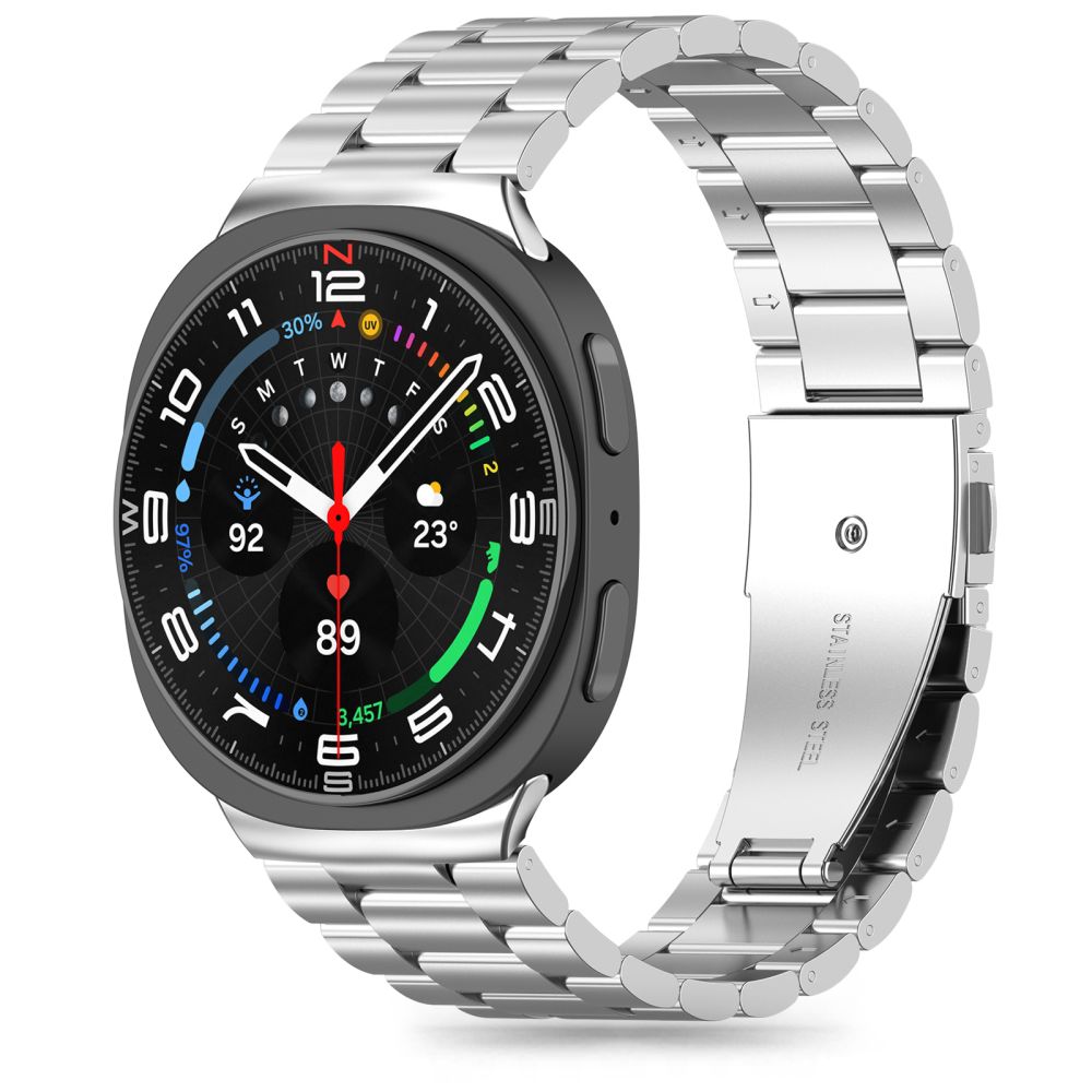 Tech-Protect Tech-Protect Galaxy Watch 8 40/44/46 mm Armband Stainless Silver - Teknikhallen.se