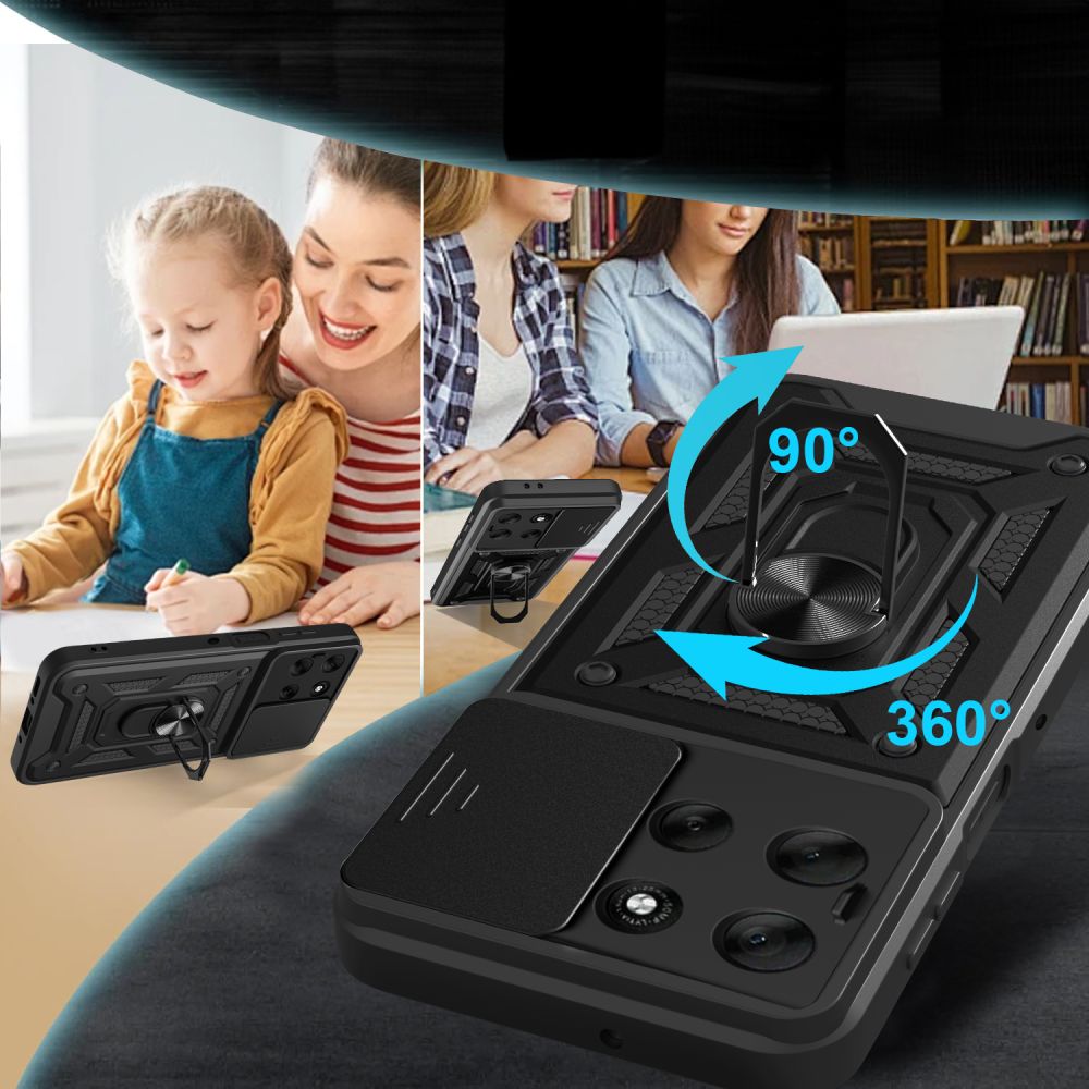 Tech-Protect Tech-Protect Motorola Moto G56 5G Skal CamShield Pro Svart - Teknikhallen.se