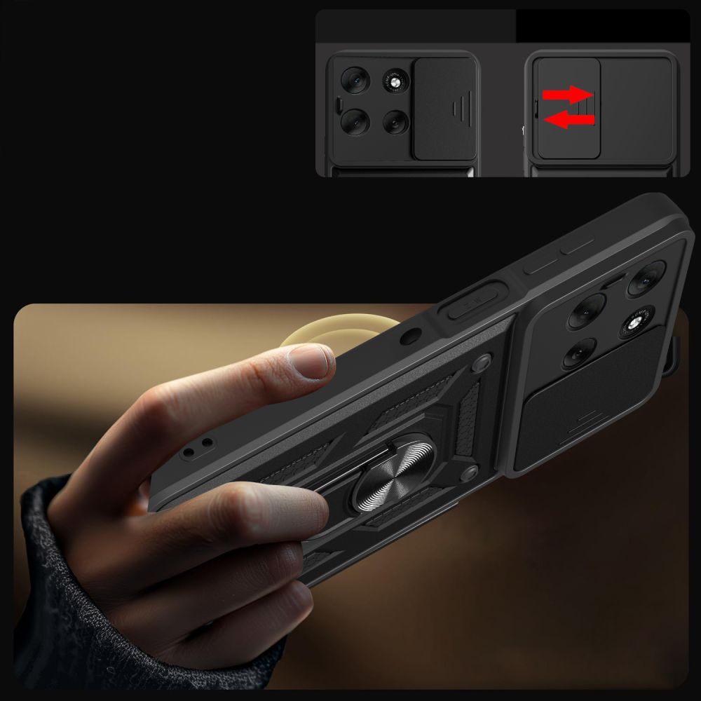 Tech-Protect Tech-Protect Motorola Moto G56 5G Skal CamShield Pro Svart - Teknikhallen.se