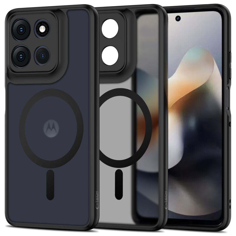 Tech-Protect Tech-Protect Motorola Moto G56 5G Skal MagSafe MagMat Svart - Teknikhallen.se