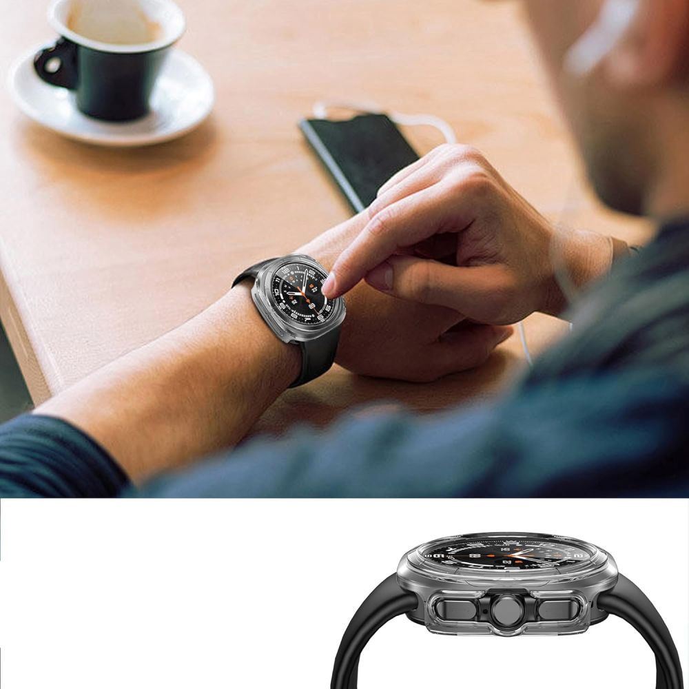 Tech-Protect Tech-Protect Galaxy Watch Ultra (2025) / 47 mm Skal Defense Transparent - Teknikhallen.se