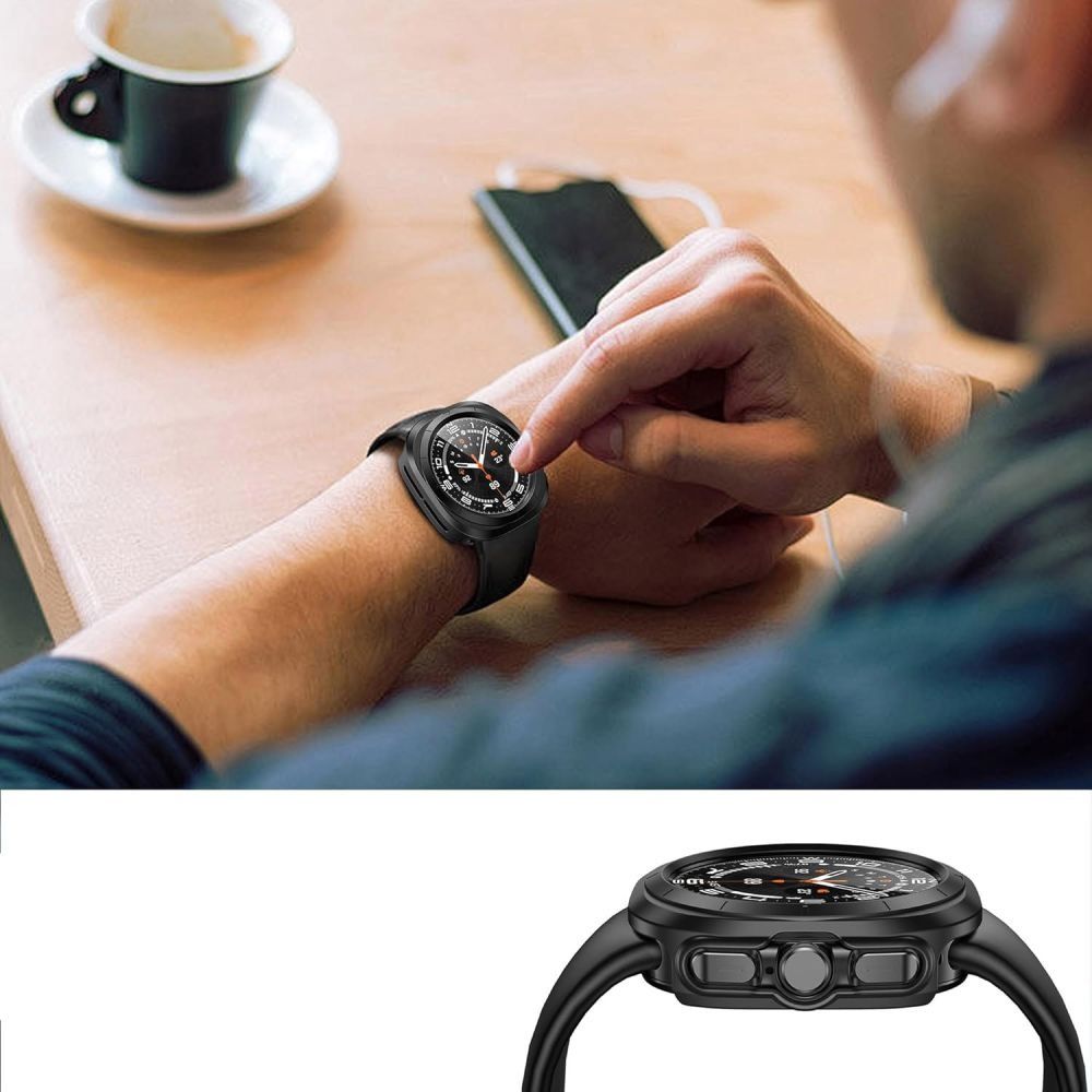 Tech-Protect Tech-Protect Galaxy Watch Ultra (2025) / 47 mm Skal Defense Svart - Teknikhallen.se