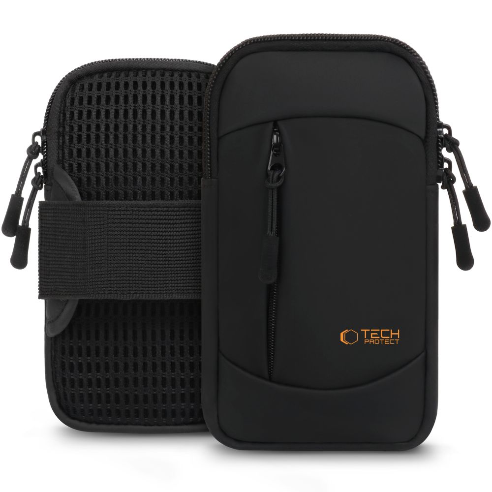 Tech-Protect Tech-Protect Universalt Sportarmband Svart / Orange - Teknikhallen.se