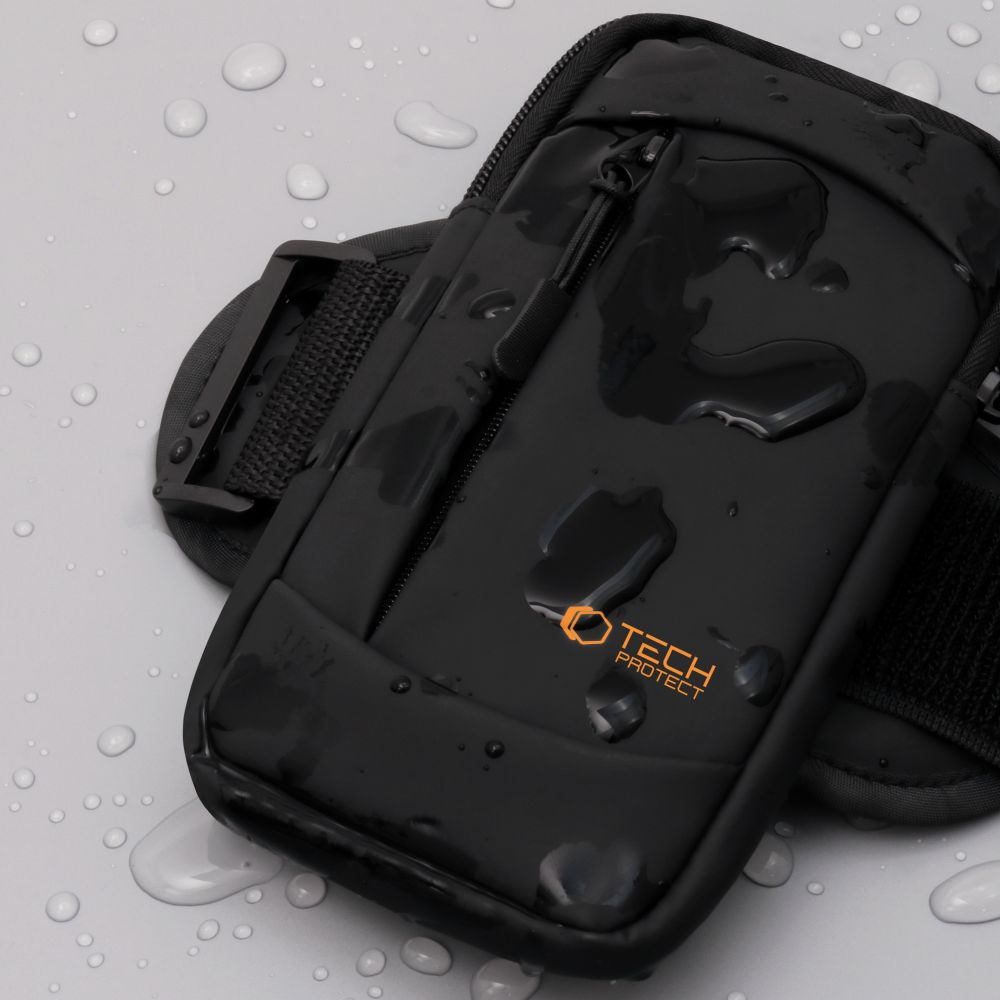 Tech-Protect Tech-Protect Universalt Sportarmband Svart / Orange - Teknikhallen.se