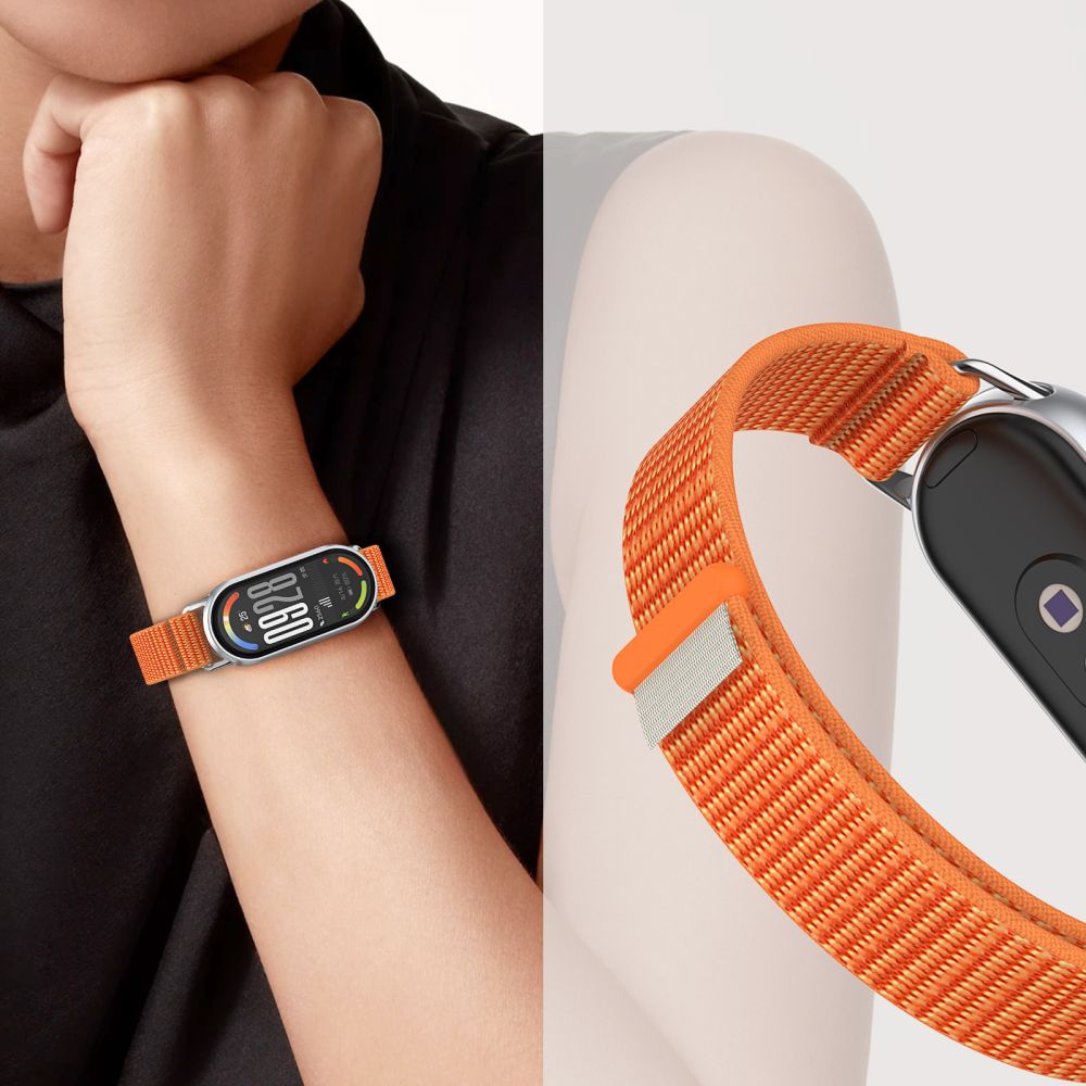 Tech-Protect Tech-Protect Xiaomi Smart Band 10/9/8 Armband Nylon Stripe - Teknikhallen.se