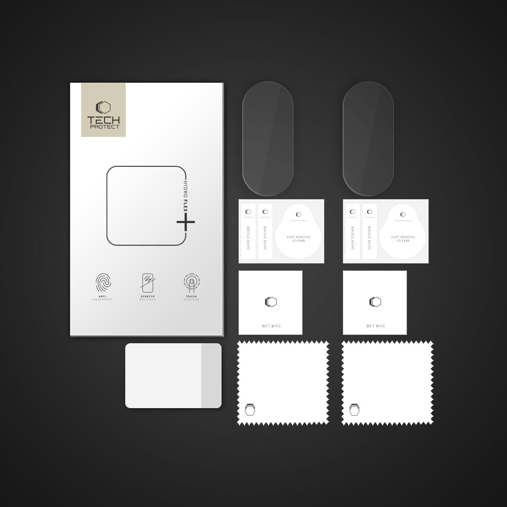 Tech-Protect Tech-Protect Xiaomi Smart Band 10/9/8 2-PACK Skärmskydd GlassFit+ - Teknikhallen.se