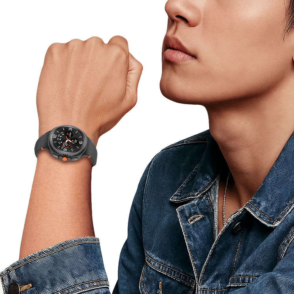 Tech-Protect Tech-Protect Galaxy Watch 8 40/44/46 mm Armband Silikon Svart - Teknikhallen.se