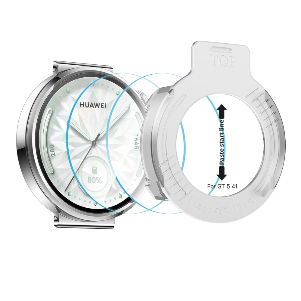 Tech-Protect Tech-Protect Huawei Watch GT 5 41 mm 2-PACK Skärmskydd - Teknikhallen.se