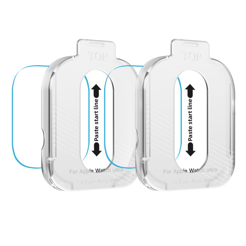 Tech-Protect Tech-Protect Apple Watch Ultra 49 mm 2-PACK Skärmskydd EasySet+ - Teknikhallen.se