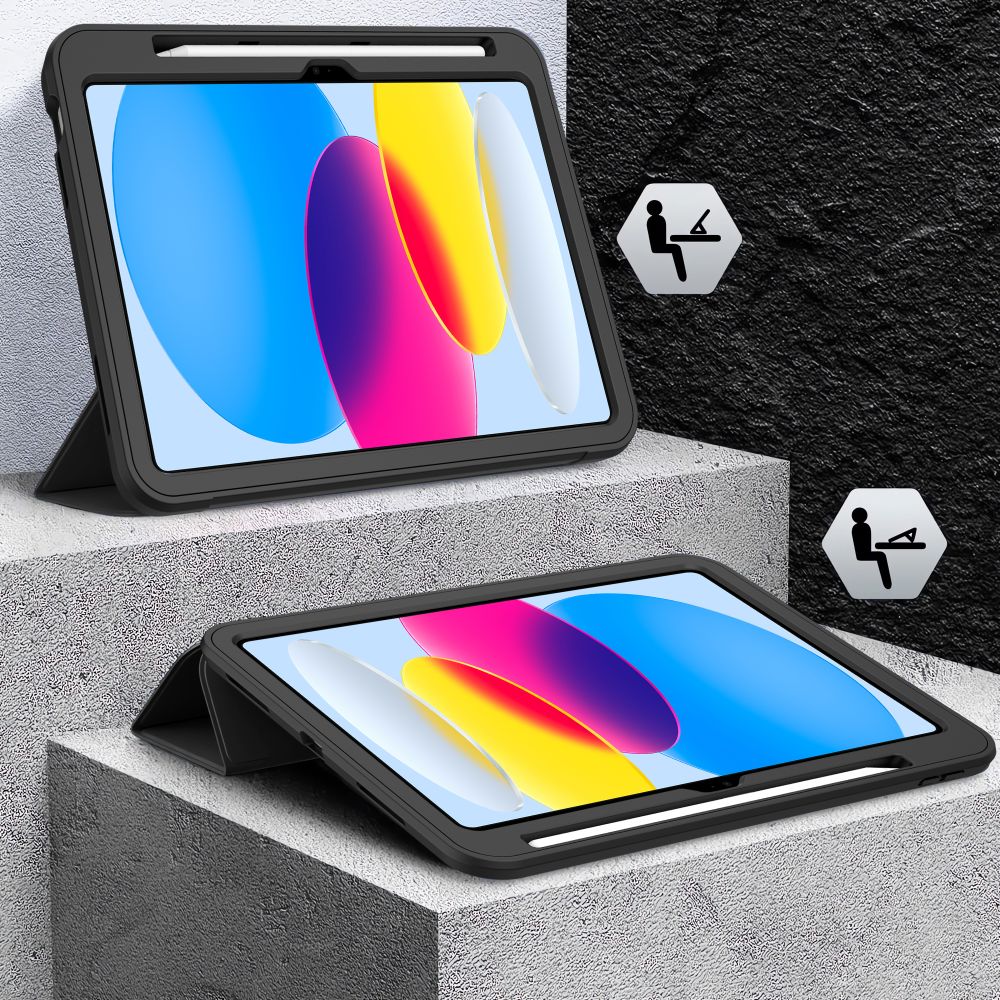 Tech-Protect Tech-Protect iPad 11 2025 / 10.9 2022 Fodral Endurance Svart - Teknikhallen.se