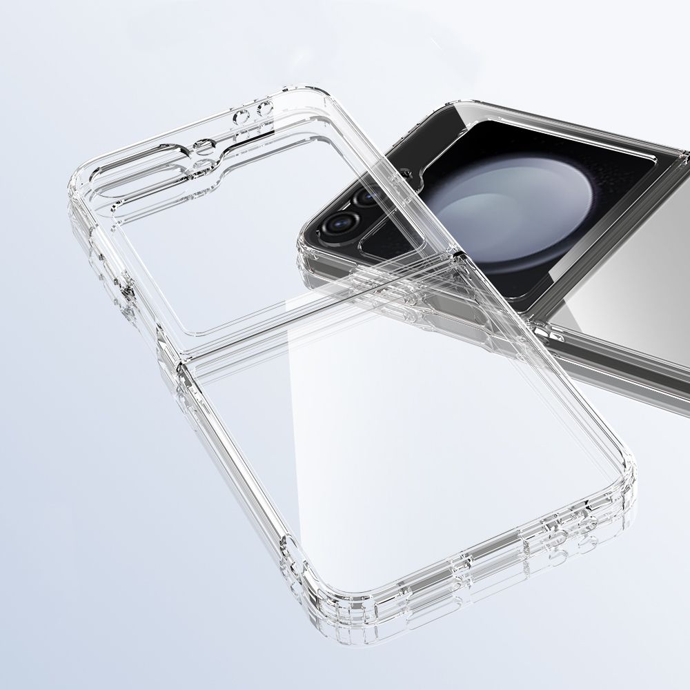 Tech-Protect Tech-Protect Galaxy Z Flip 7 FE / Flip 6 Skal FlexAir Transparent - Teknikhallen.se