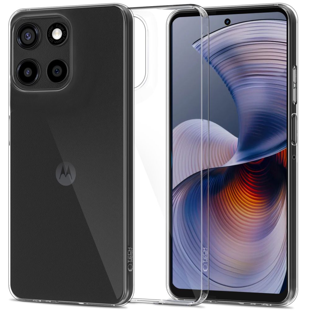 Tech-Protect Tech-Protect Motorola Moto G56 5G Skal FlexAir Transparent - Teknikhallen.se