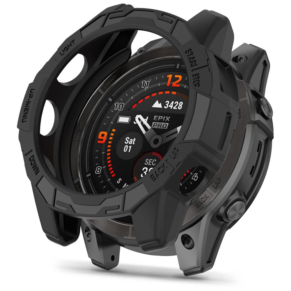 Tech-Protect Tech-Protect Garmin Fenix 7X / 7X Pro Skal Defense Air Svart - Teknikhallen.se
