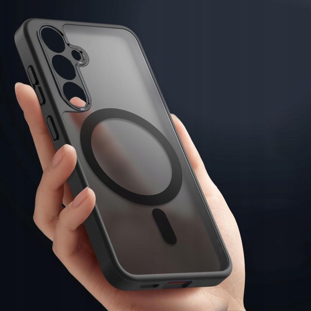 Tech-Protect Tech-Protect Motorola Edge 60 Pro Skal MagSafe Magmat Matt Svart - Teknikhallen.se