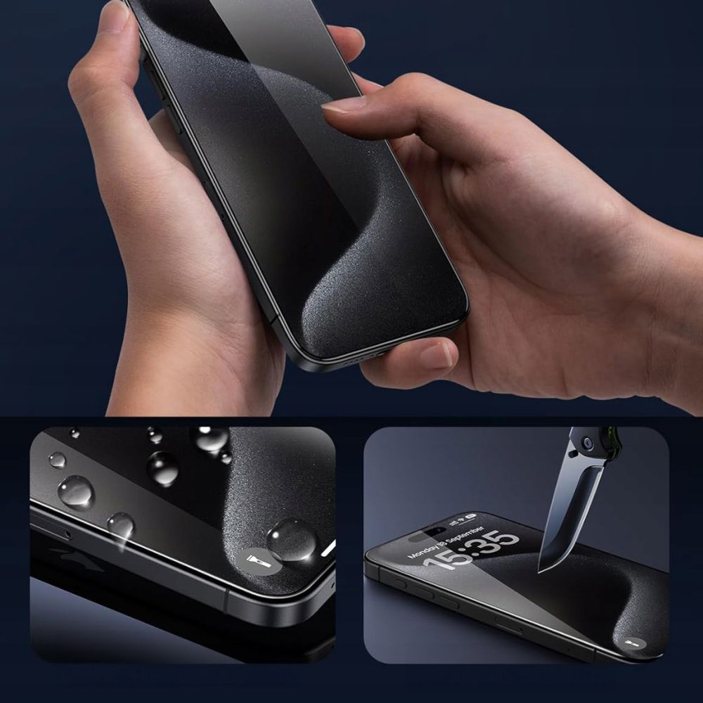 Tech-Protect Tech-Protect iPhone 13 Mini 2-PACK Skärmskydd GlassFit+ - Teknikhallen.se