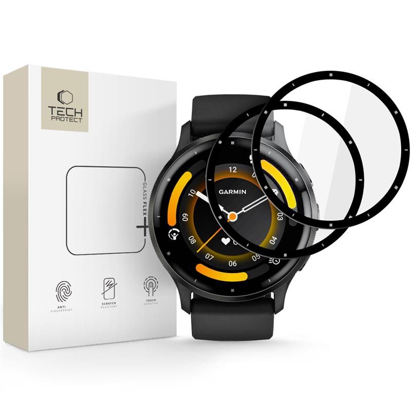 Tech-Protect Tech-Protect Garmin Venu 3 2-PACK Skärmskydd GlassFlex+ - Teknikhallen.se