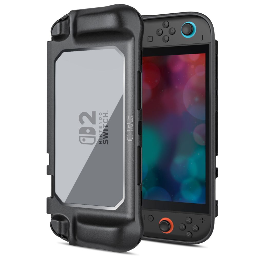 Tech-Protect Tech-Protect Nintendo Switch 2 Skal MagMat Svart / Transparent - Teknikhallen.se