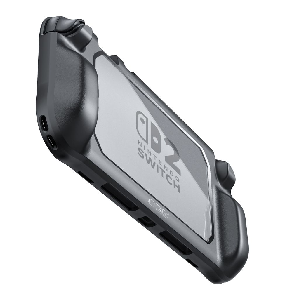 Tech-Protect Tech-Protect Nintendo Switch 2 Skal MagMat Svart / Transparent - Teknikhallen.se