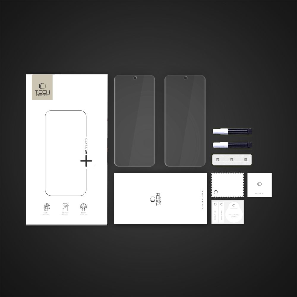 Tech-Protect Tech-Protect Motorola Edge 60 Pro 2-PACK Skärmskydd GlassUV+ - Teknikhallen.se