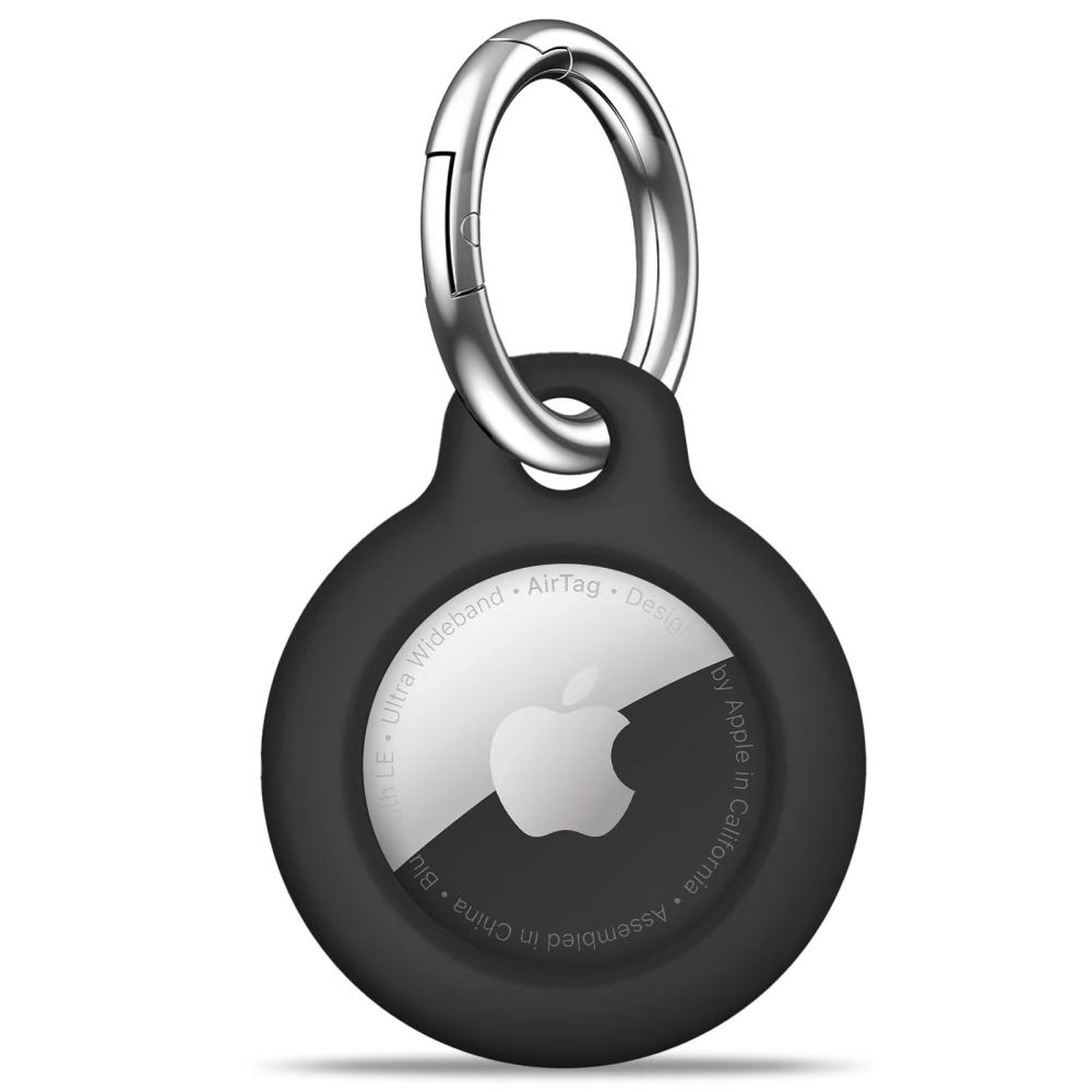 Tech-Protect Tech-Protect Apple AirTag 4-PACK Hållare Rough Svart - Teknikhallen.se
