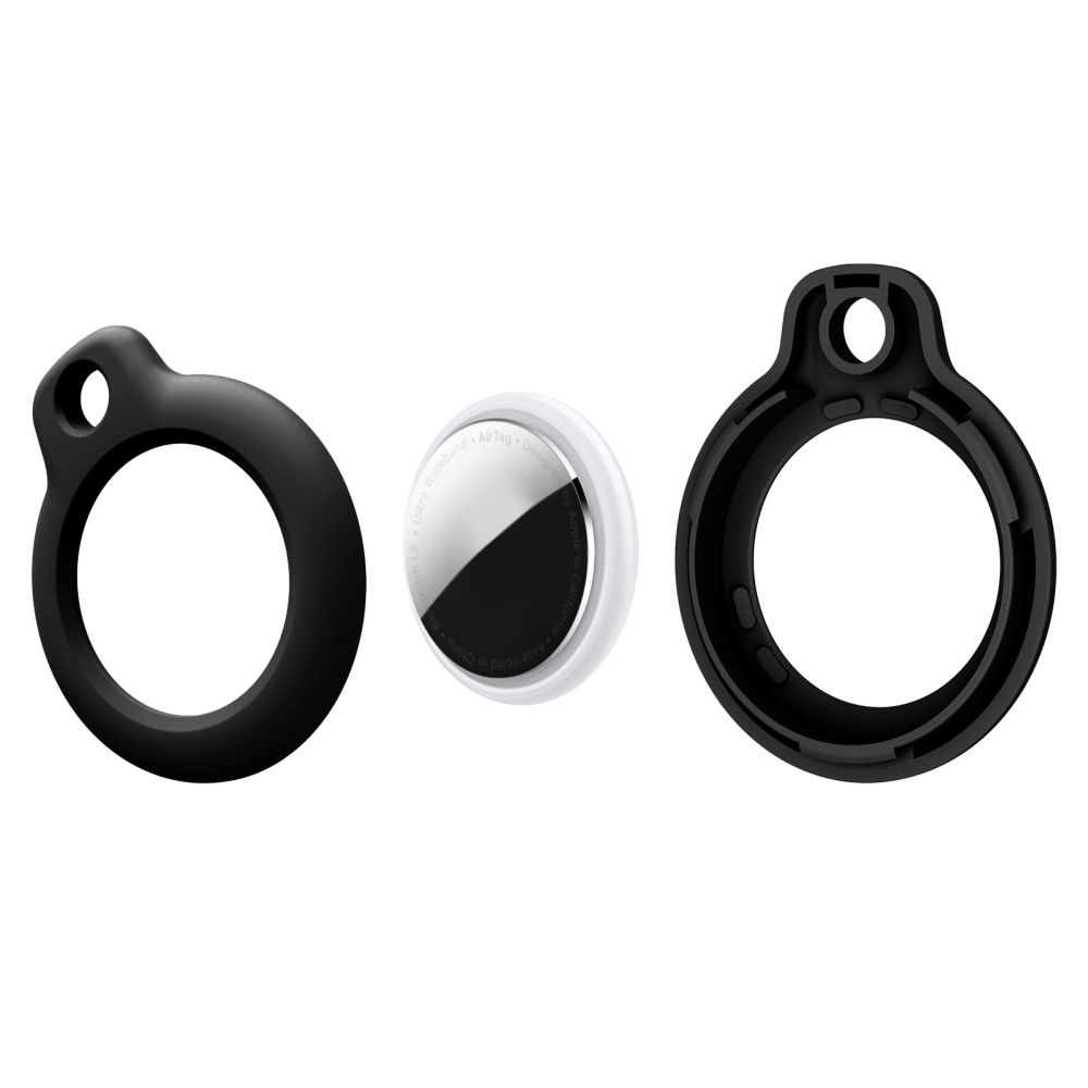 Tech-Protect Tech-Protect Apple AirTag 4-PACK Hållare Rough Svart - Teknikhallen.se