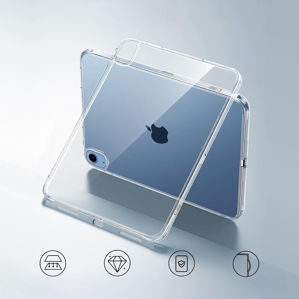 Tech-Protect Tech-Protect iPad 11 2025 / 10.9 2022 Skal FlexAir Hybrid Transparent - Teknikhallen.se