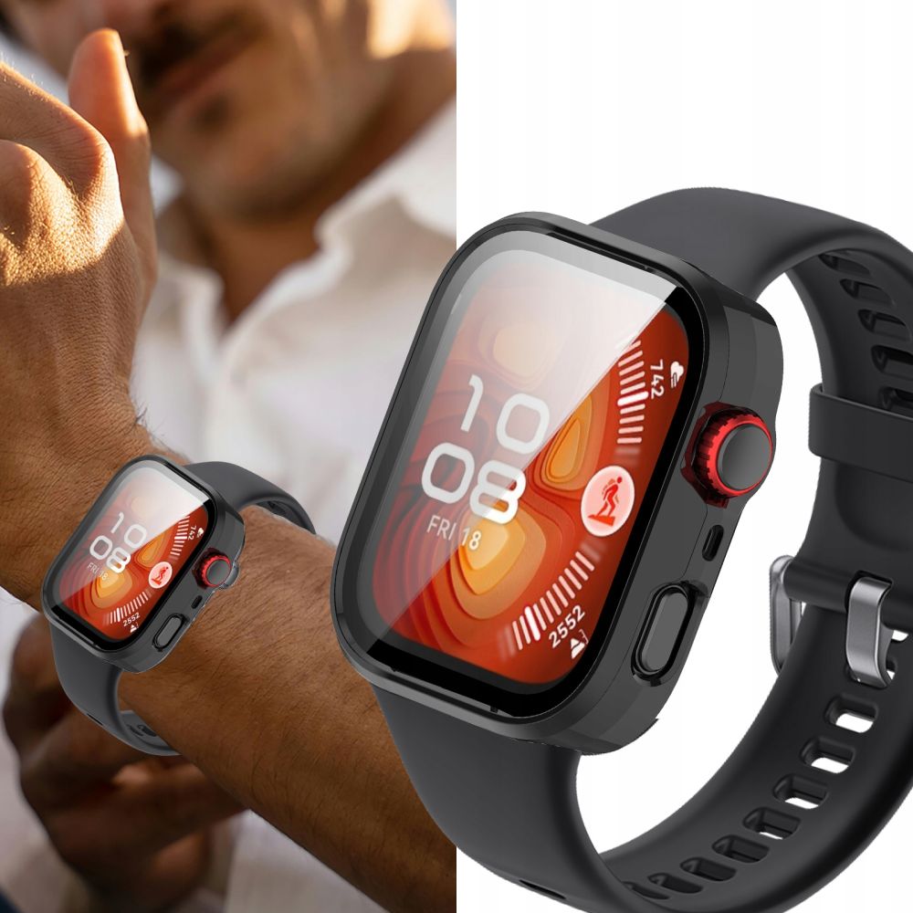 Tech-Protect Tech-Protect Huawei Watch Fit 4 Skal Defense Svart - Teknikhallen.se