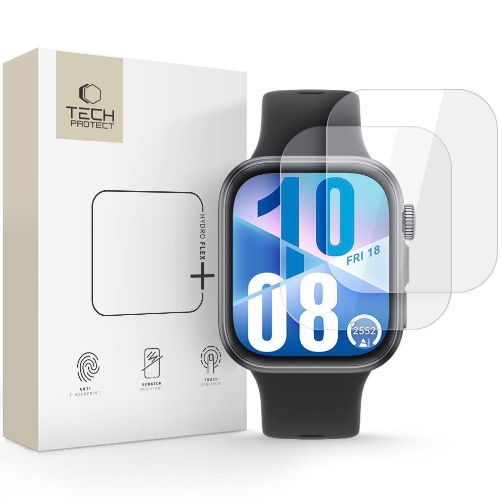 Tech-Protect Tech-Protect Huawei Watch Fit 4 / 3 2-PACK Skärmskydd HydroFlex+ - Teknikhallen.se
