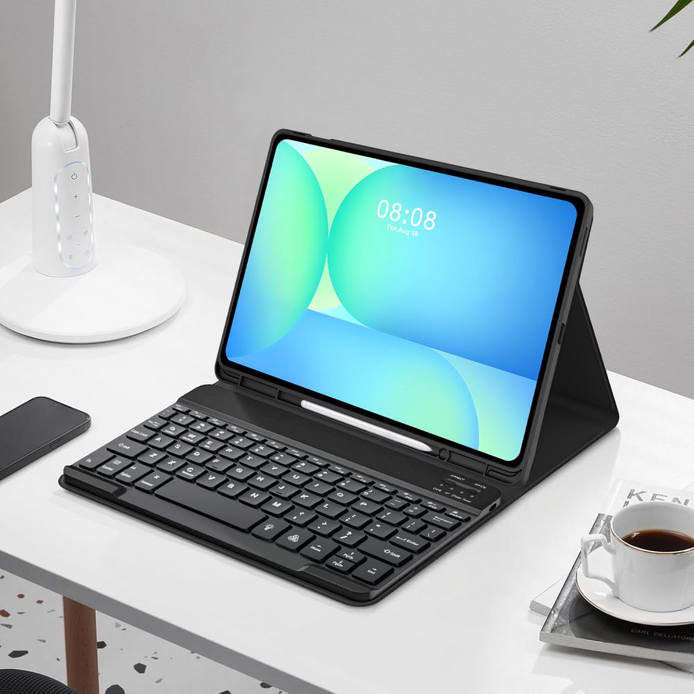 Tech-Protect Tech-Protect Galaxy Tab S10 FE Plus Fodral SC Tangentbord Svart - Teknikhallen.se