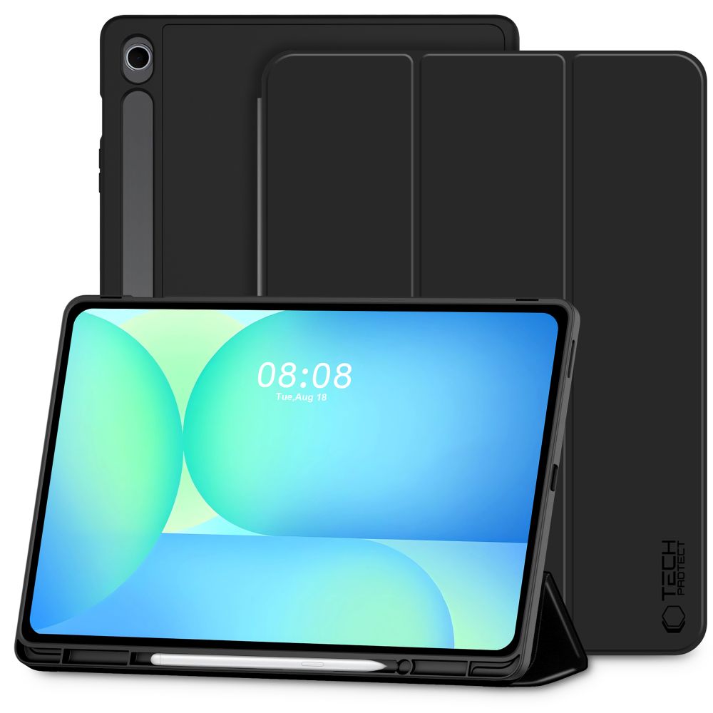 Tech-Protect Tech-Protect Galaxy Tab S10 FE Plus Fodral SC Pennhållare Svart - Teknikhallen.se