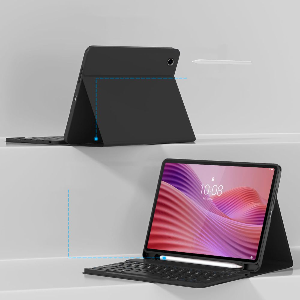 Tech-Protect Tech-Protect Lenovo Tab 10.1 Fodral SmartCase Tangentbord Svart - Teknikhallen.se