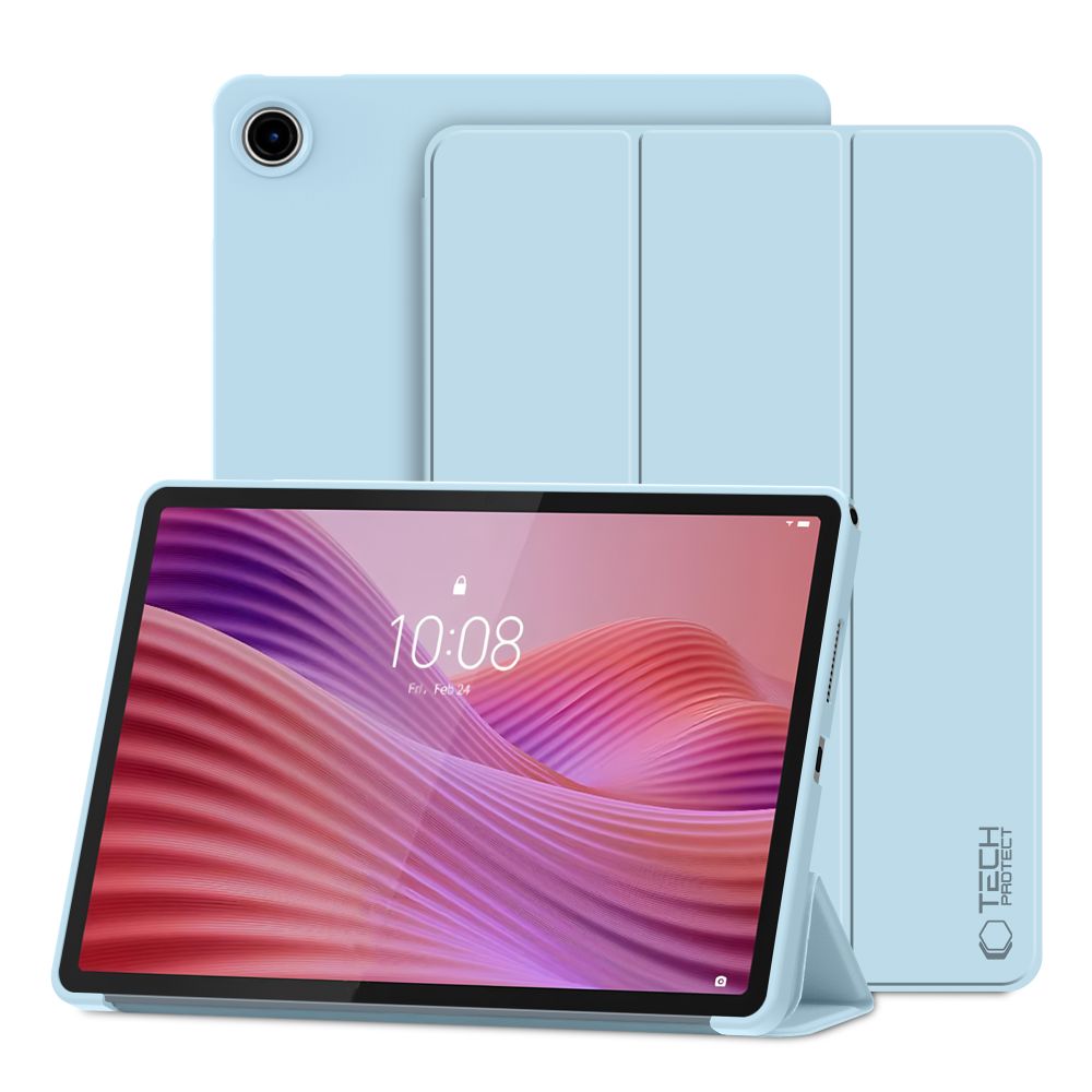 Tech-Protect Tech-Protect Lenovo Tab 10.1 Fodral SmartCase Sky Blue - Teknikhallen.se