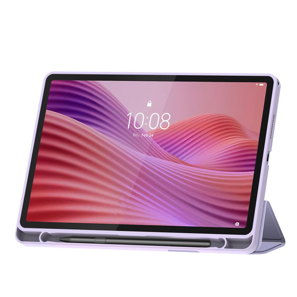 Tech-Protect Tech-Protect Lenovo Tab 10.1 Fodral SmartCase Pennhållare Violet - Teknikhallen.se