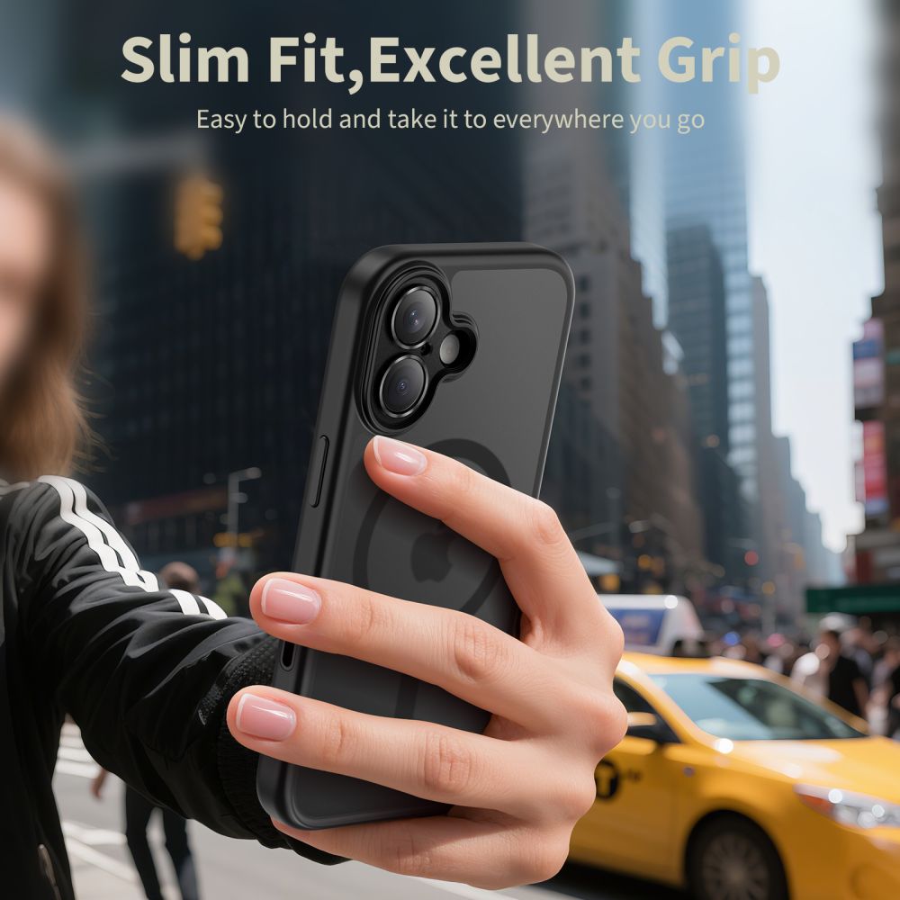 Tech-Protect Tech-Protect iPhone 17 Skal MagSafe MagePeak Matt Svart - Teknikhallen.se