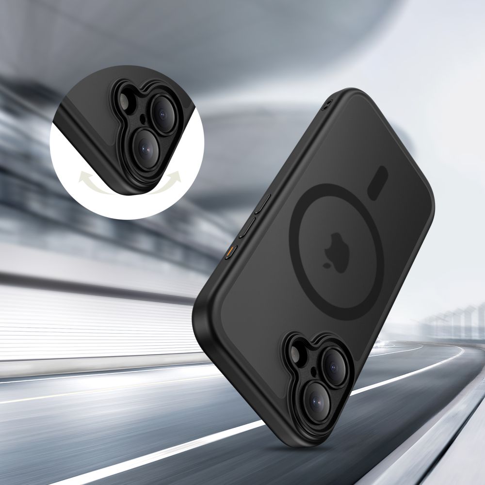 Tech-Protect Tech-Protect iPhone 17 Skal MagSafe MagePeak Matt Svart - Teknikhallen.se