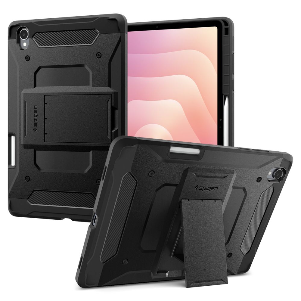 Spigen Spigen Samsung Galaxy Tab S11 Skal Tough Armor 'Pro' Svart - Teknikhallen.se