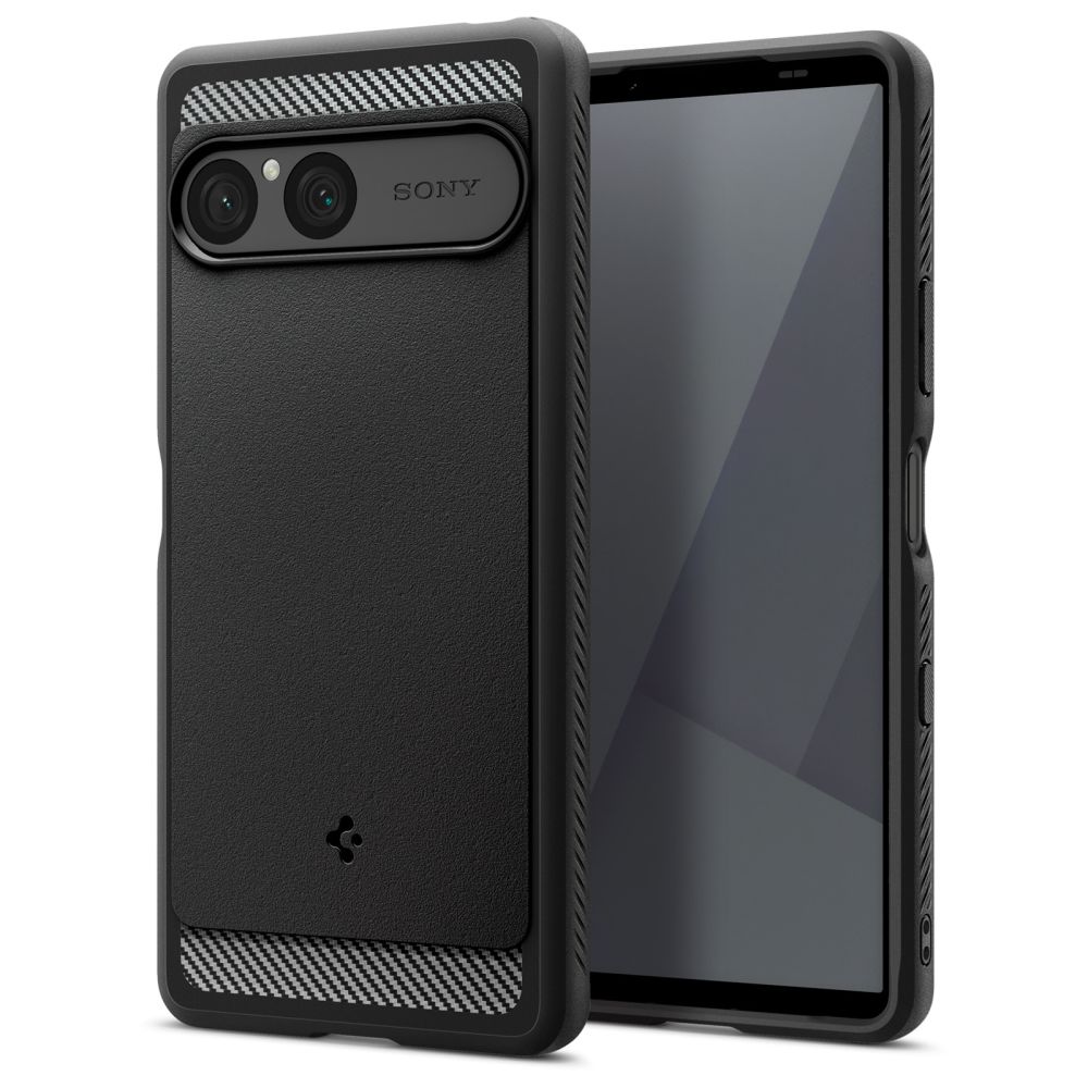 Spigen Spigen Sony Xperia 10 VII Skal Rugged Armor Matt Svart - Teknikhallen.se