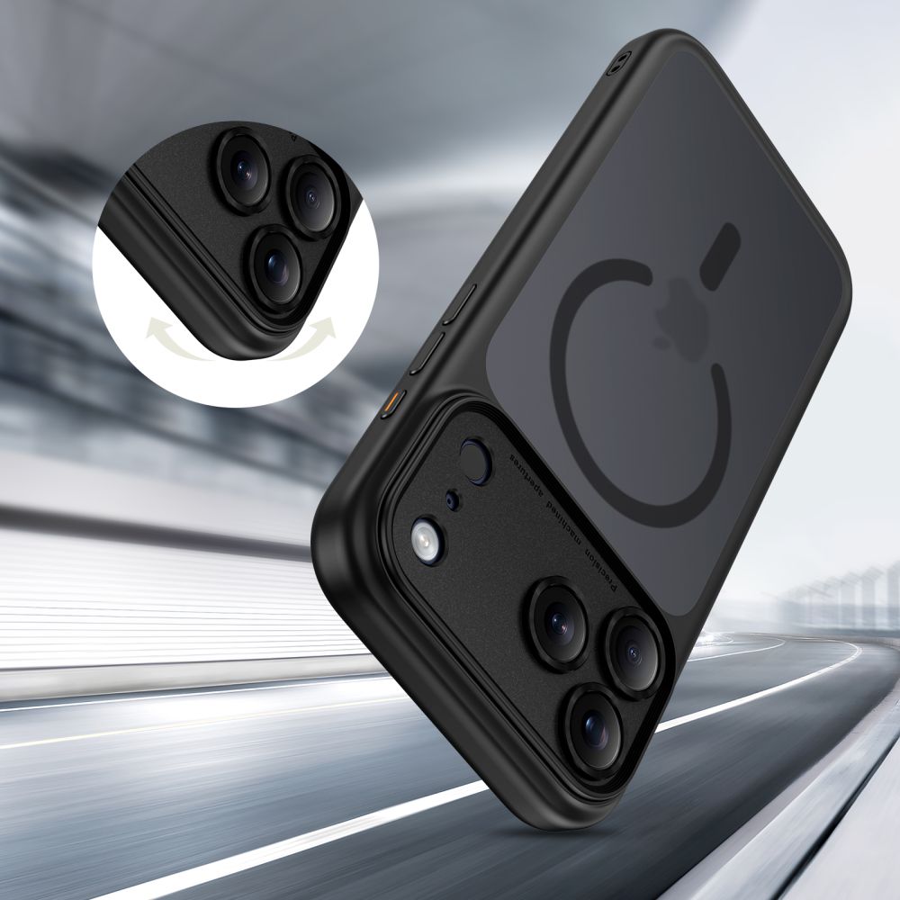 Tech-Protect Tech-Protect iPhone 17 Pro Skal MagSafe MagPeak Matt Svart - Teknikhallen.se