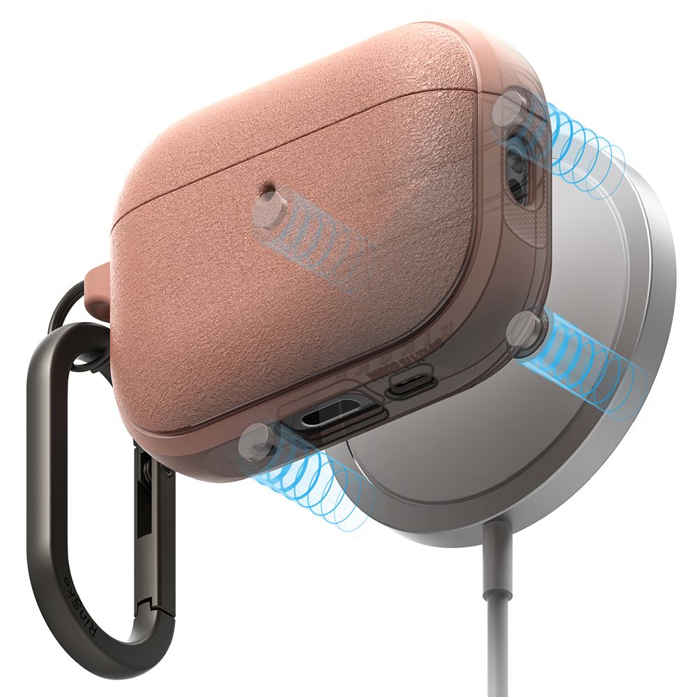 Ringke Ringke AirPods Pro 3 Skal MagSafe Onyx Constant Coral - Teknikhallen.se