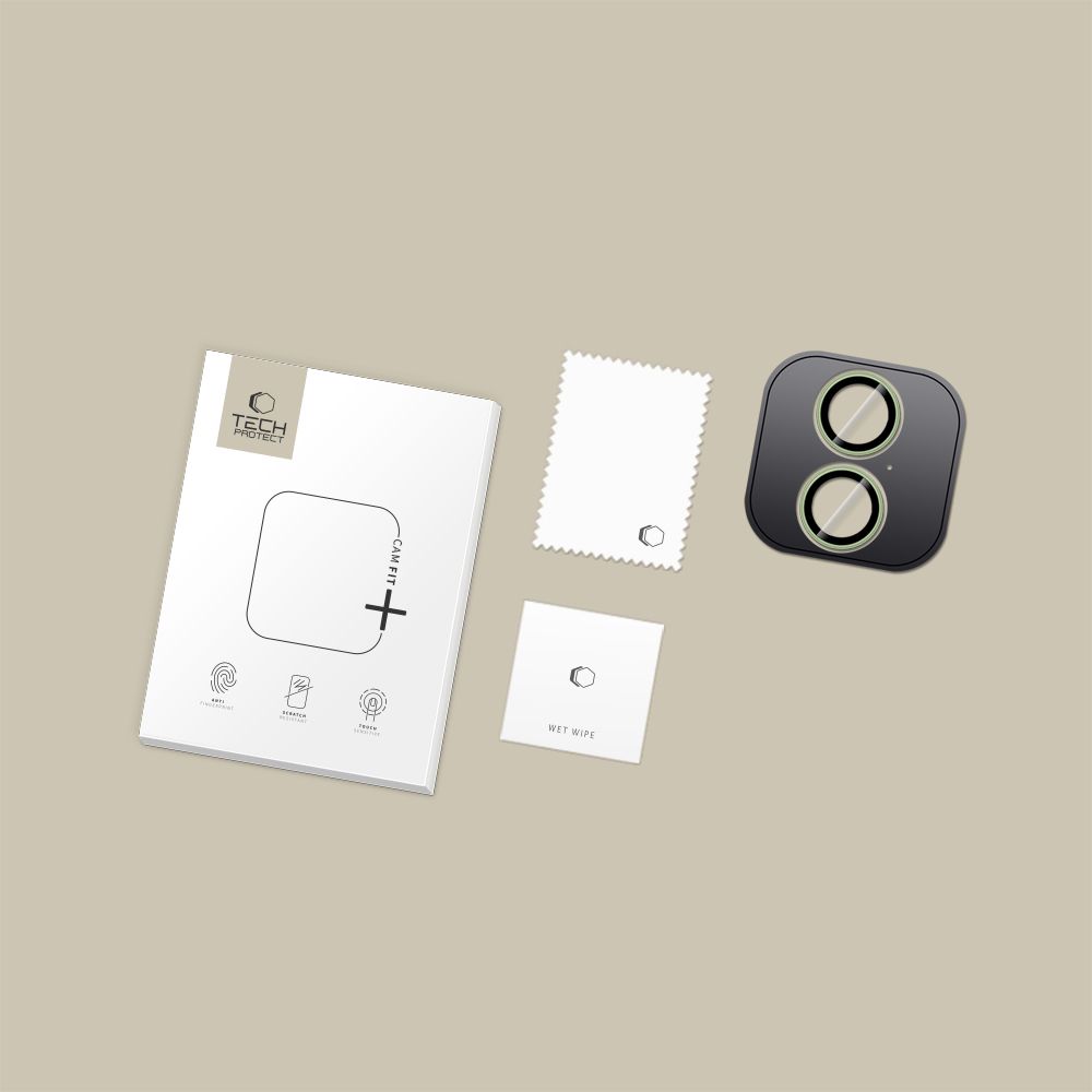 Tech-Protect Tech-Protect iPhone 17 Linsskydd CamRing Fit+ Sage - Teknikhallen.se