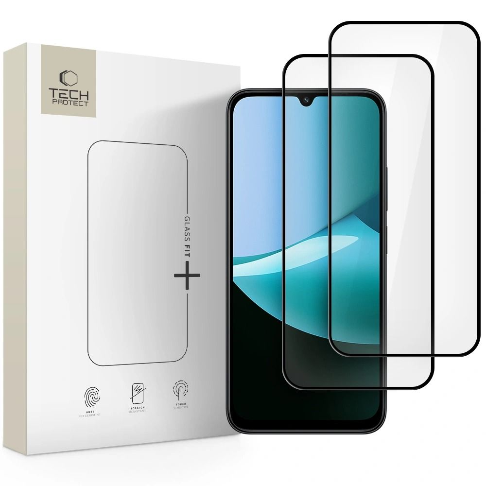 Tech-Protect Tech-Protect Xiaomi Redmi 15C 5G 2-PACK Skärmskydd GlassFit+ - Teknikhallen.se
